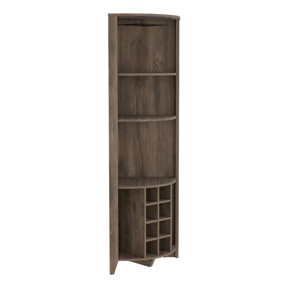Bar Esquinero Esquinero Essential Bellota 49x180.6cm sin Cajones y con Diez Portabotellas - Bares | Bylmo