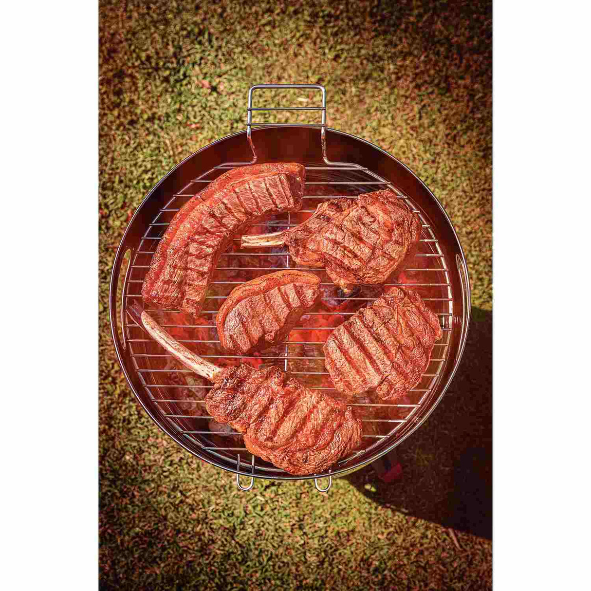 Barril TCP 400 Gris de Acero Inoxidable con Bandeja para Carbón de Acero Esmaltado 40 cm - Asadores | Bylmo