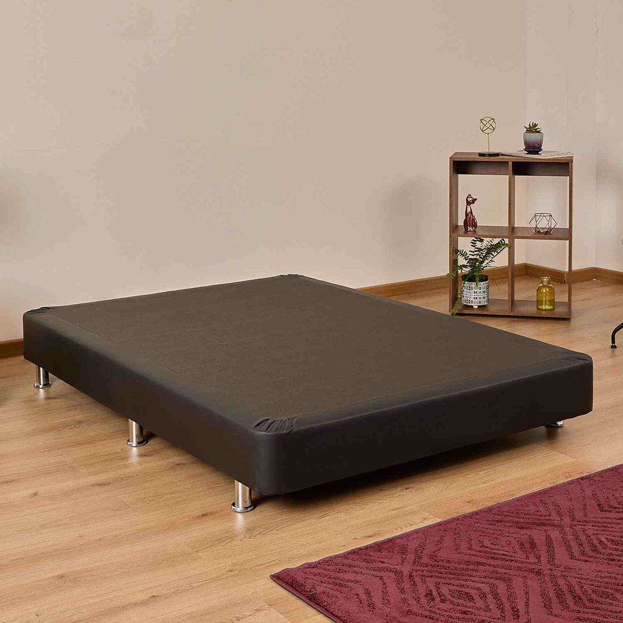 Base Cama Pluss M2 Negro 120x190cm para Colchón Semidoble 120 X 190 Cm - Camas y Cabeceros | Bylmo