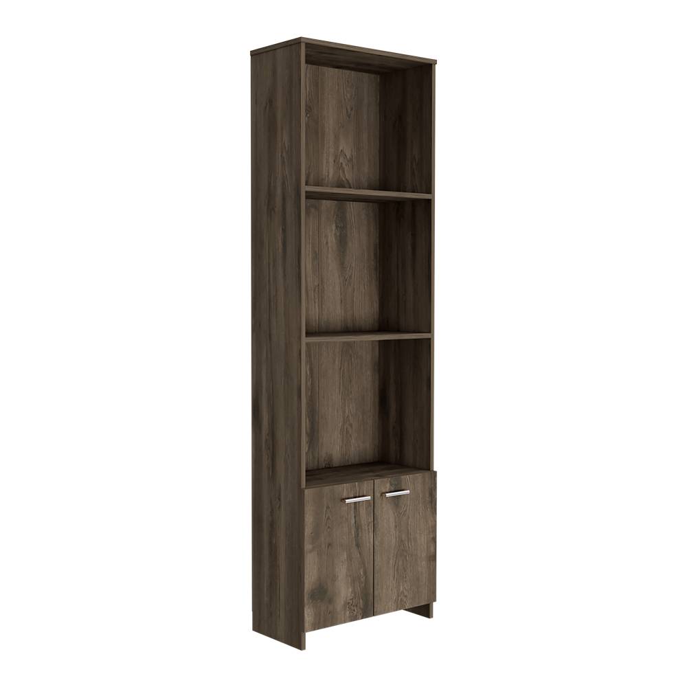 Biblioteca Lisa Easy Bellota 55.1x181.5cm con Tres Compartimientos y con Un Cajón - Bibliotecas | Bylmo