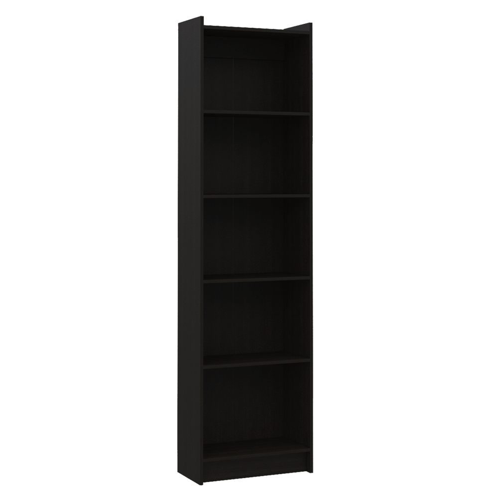 Biblioteca Minerva Wengue 57 cm con Entrepaños - Bibliotecas | Bylmo