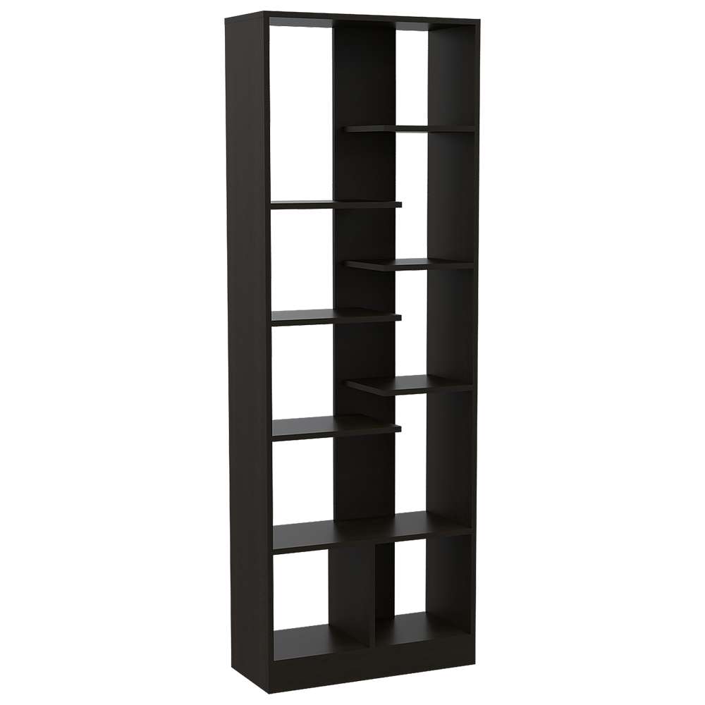 Biblioteca Ofice Wengue 60x170cm con Dos Compartimientos - Bibliotecas y Estanterías | Bylmo