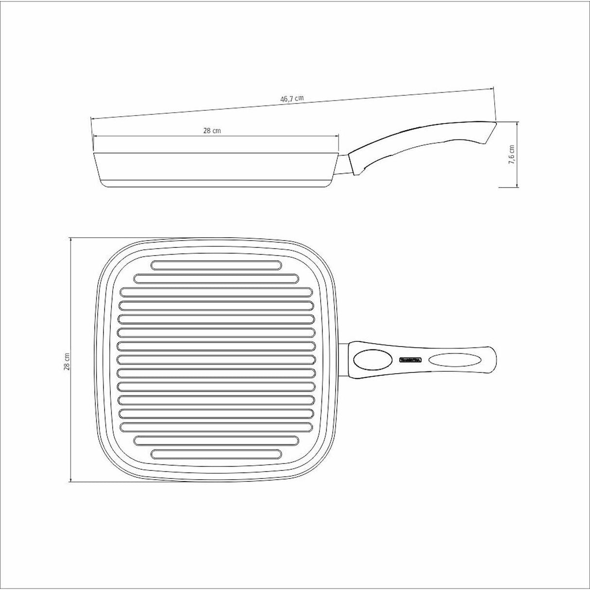 Bifera Paris Aluminio 28 cm con Revestimiento Interno con Antiadherente Starflon Max y Externo de Silicona Rojo - Ollas y Sartenes | Bylmo