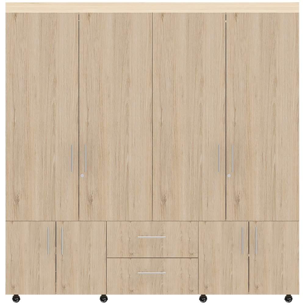 Closet Cantelmo Rovere 200x200cm con 4 Cajones con 8 Entrepaños - Closets | Bylmo