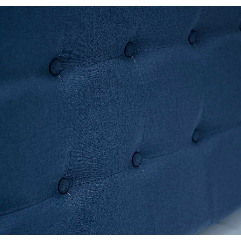 Cabecero Flotante Varena Doble 140 cm Azul Tela Resistente - Camas y Cabeceros | Bylmo