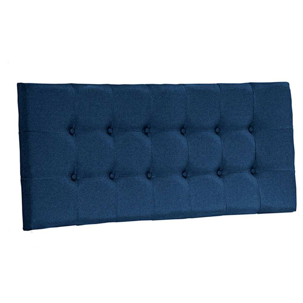 Cabecero Flotante Varena King 200 cm Azul Tela Resistente - Camas y Cabeceros | Bylmo