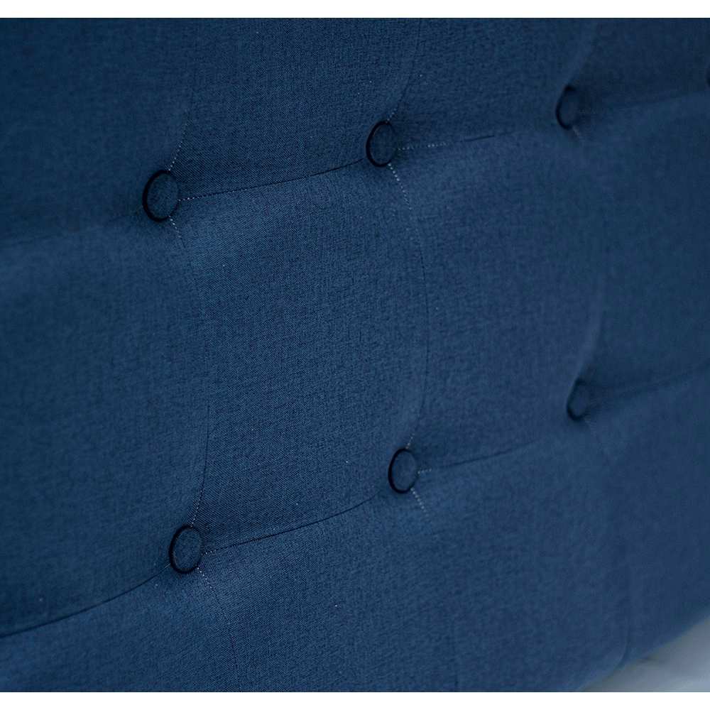 Cabecero Flotante Varena King 200 cm Azul Tela Resistente - Camas y Cabeceros | Bylmo