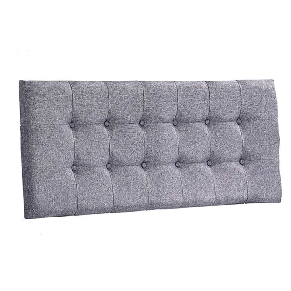 Cabecero Flotante Varena Queen 160 cm Gris Tela Resistente - Camas y Cabeceros | Bylmo