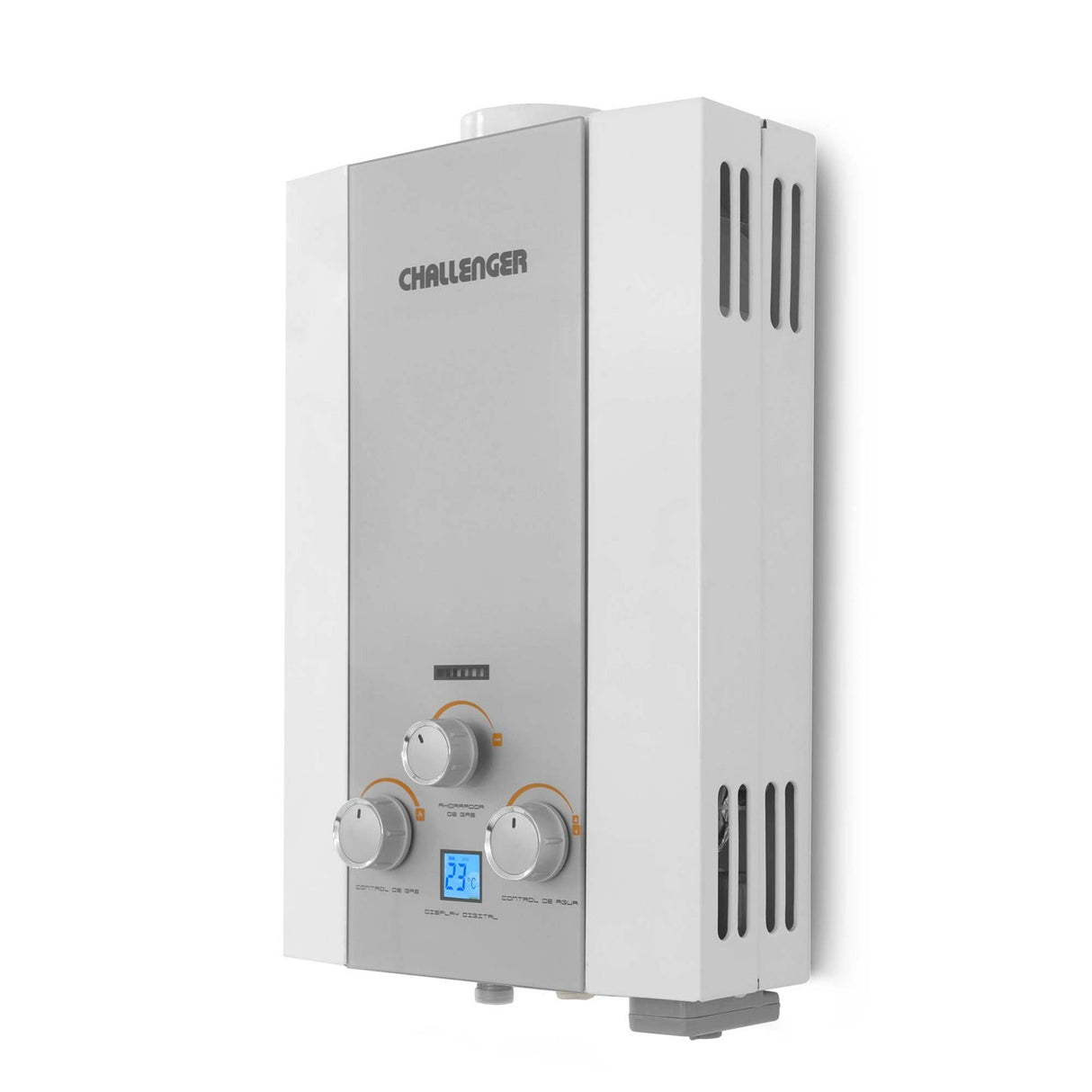 Calentador WHG 32 cm Blanco a Gas de Tiro Natural para 8 Litros - Electrodomesticos | Bylmo