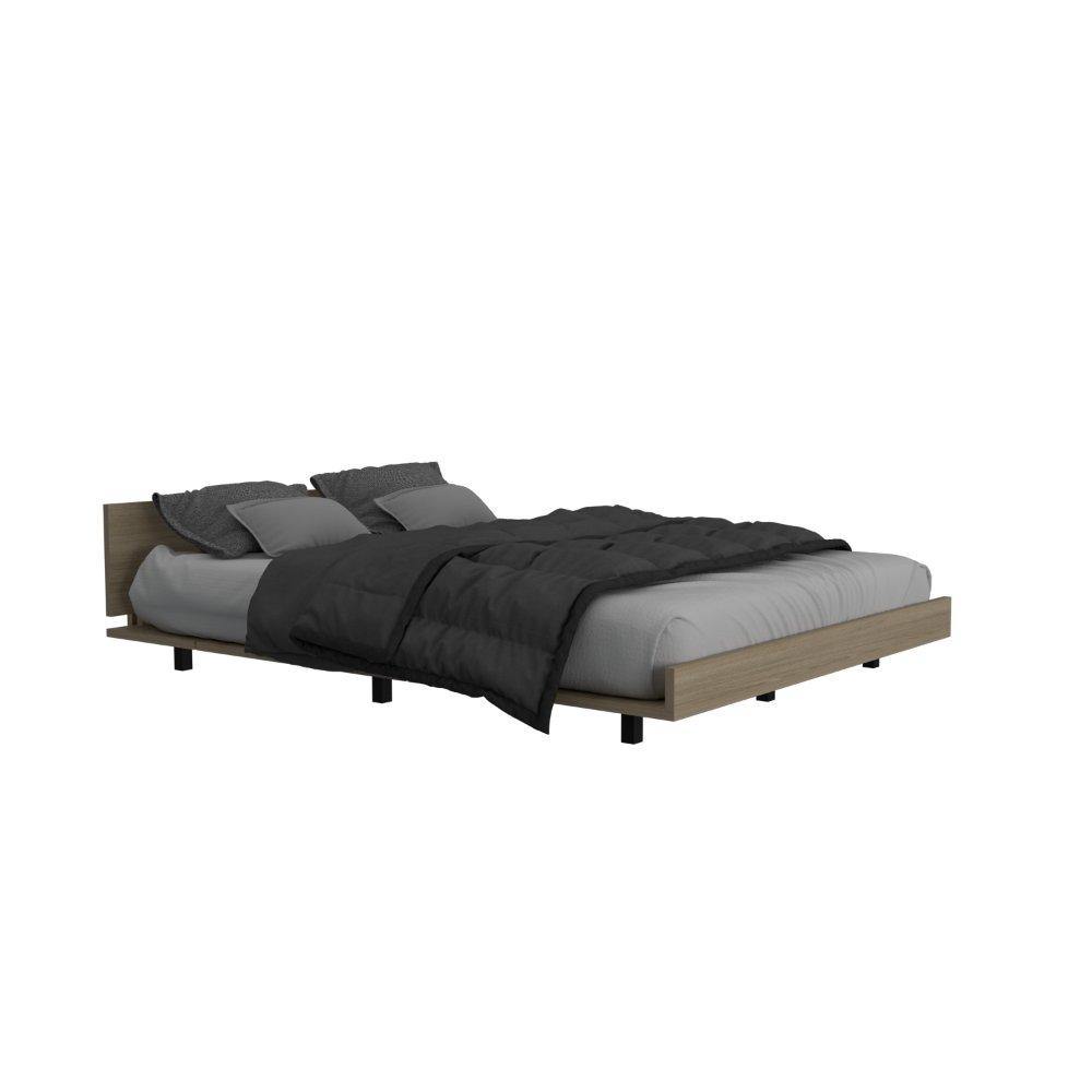 Cama Kaia Rovere 160x52cm para Colchón Doble 140 X 190 Cm con Cabecero - Camas | Bylmo