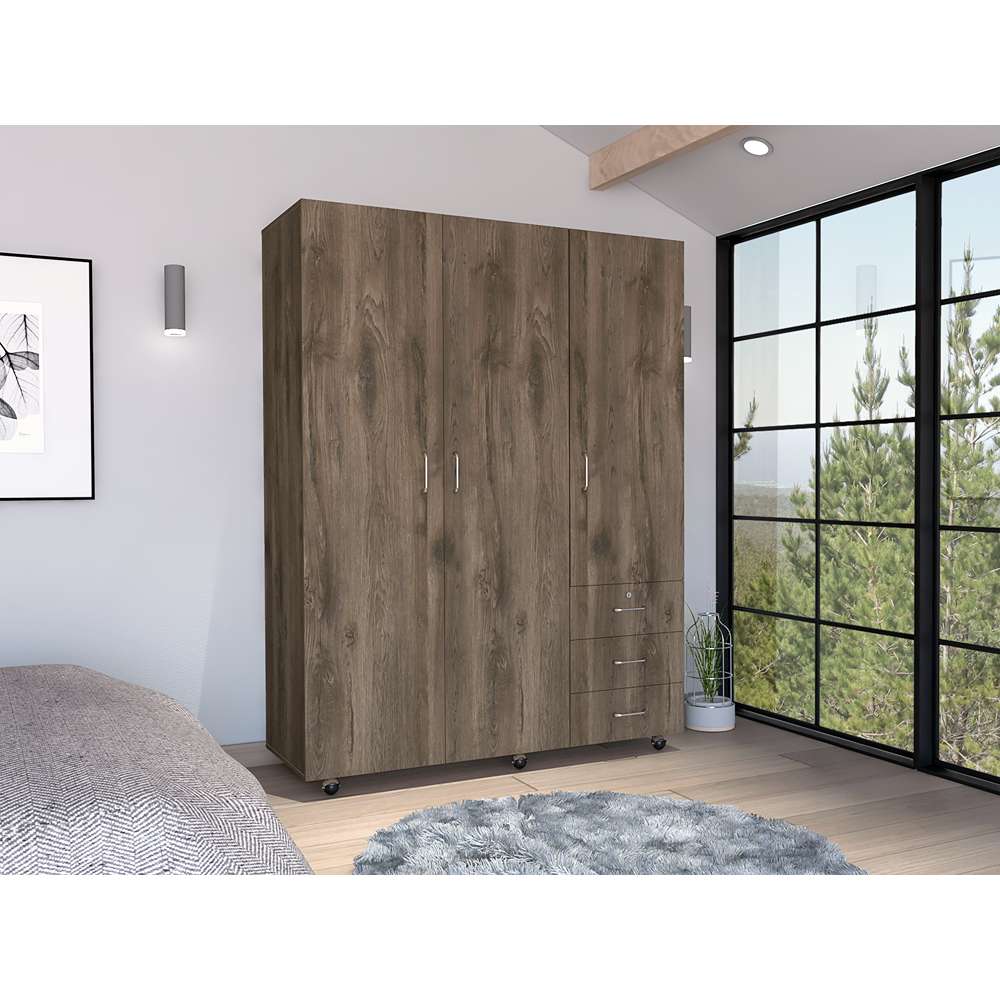 Closet Arizona Bellota 140x183cm con 3 Cajones con 3 Entrepaños - Closets | Bylmo