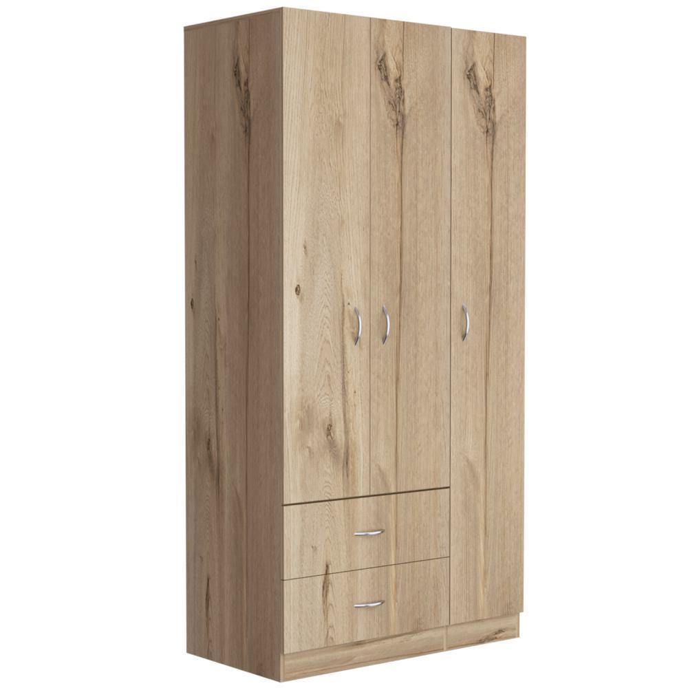 Closet Austral Duna 90x180cm con 2 Cajones con 3 Entrepaños - Closets | Bylmo