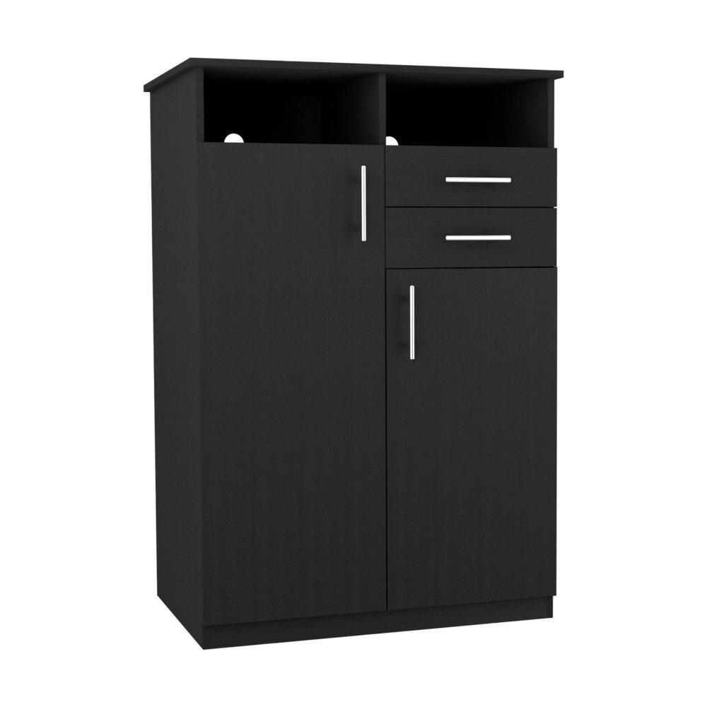 Closet Eco Wengue 83x122.2cm con 2 Cajones con 2 Entrepaños con Espacio para TV - Muebles para TV | Bylmo