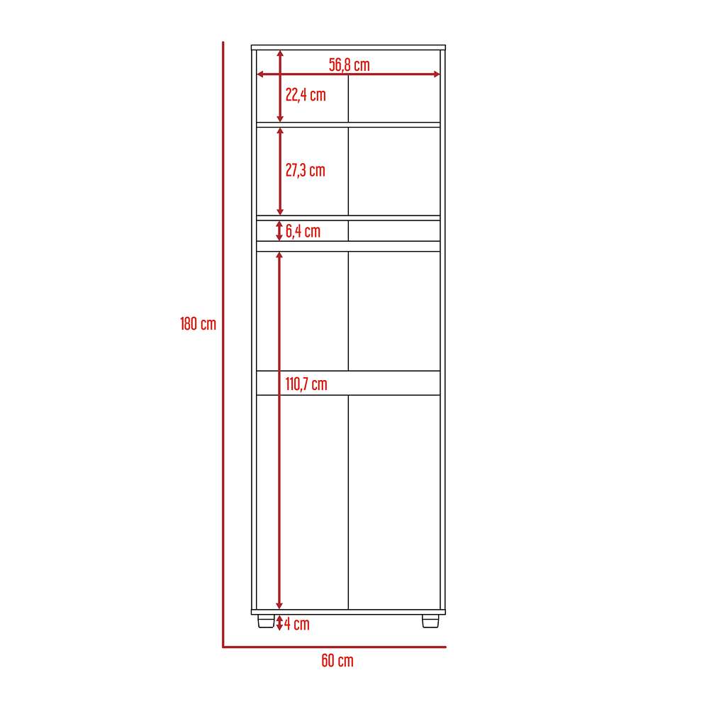 Closet F60 Bellota 60 cm con Dos Puertas - Closets | Bylmo