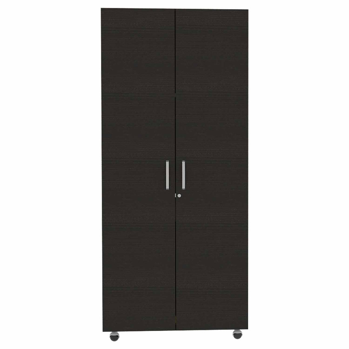 Closet Hogar Basic Wengue 80 cm Con Colgadero de Ropa y Entrepaños - Closets | Bylmo