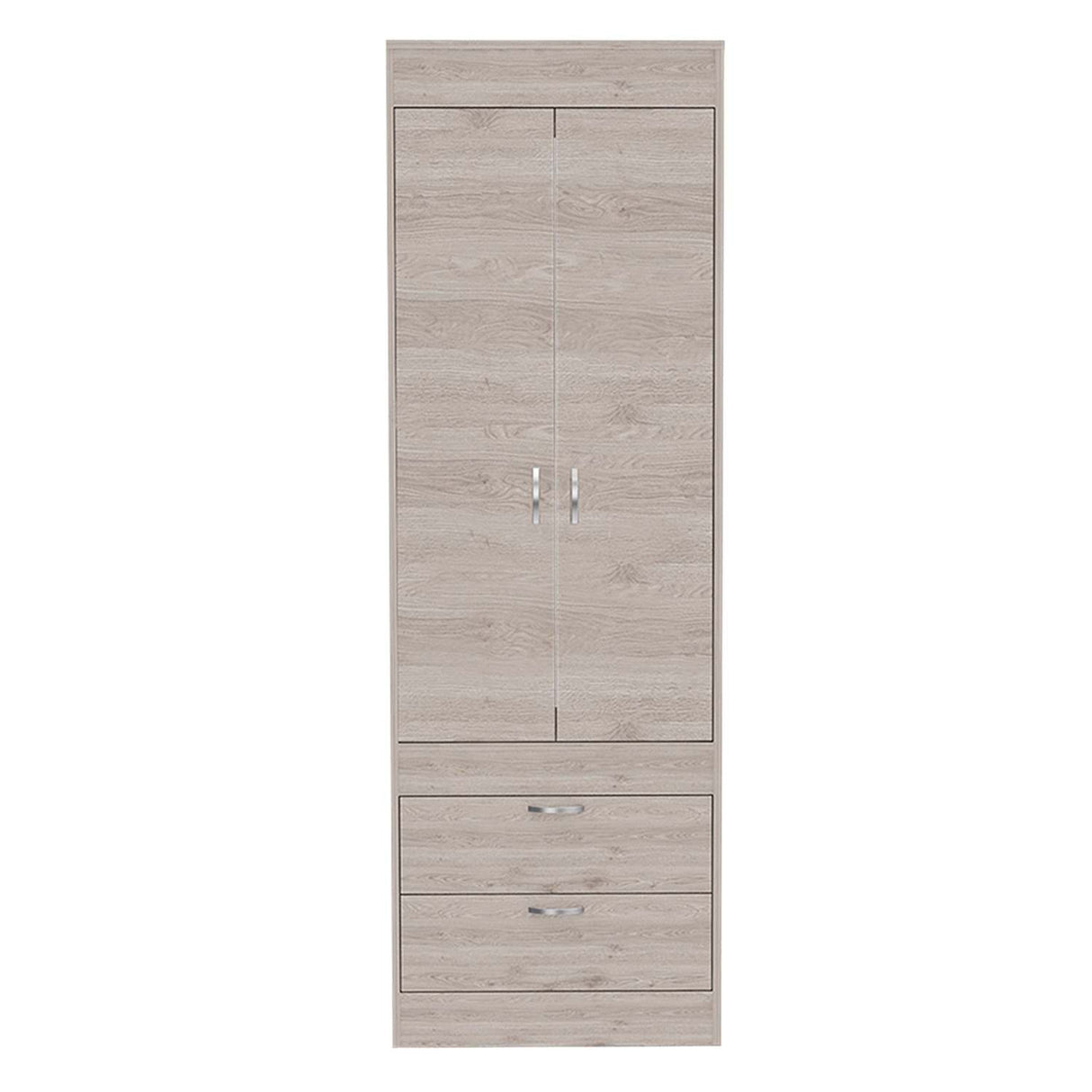 Closet Lisboa Ceniza 59x179cm con 2 Cajones sin Entrepaños - Closets | Bylmo