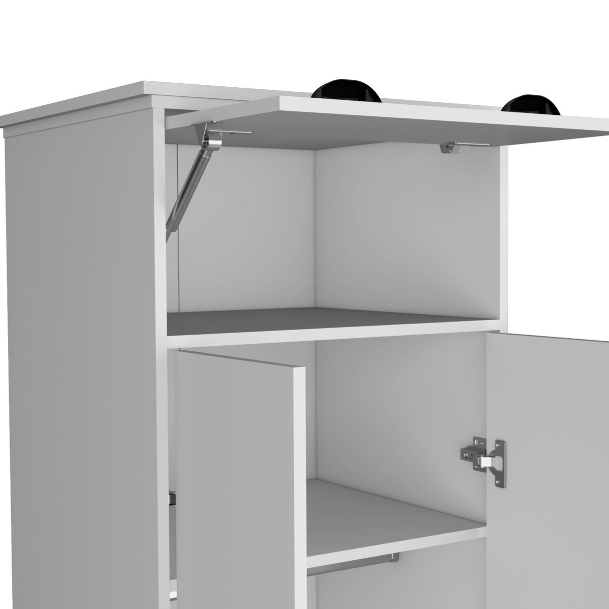 Closet Blanco 59x179cm con 2 Cajones con 1 Entrepaños - Closets | Bylmo