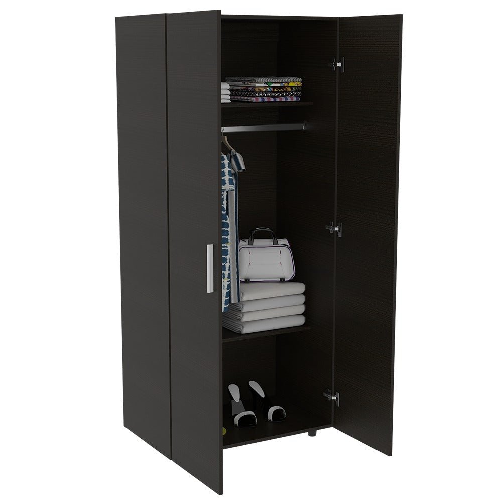 Closet Madrid Wengue 80 cm con Dos Puertas - Closets | Bylmo