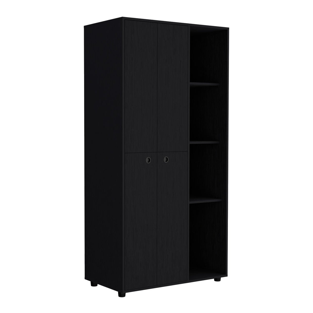 Closet Misuri Wengue 182 cm Con Colgadero de Ropa y Un Cajón - Closets | Bylmo