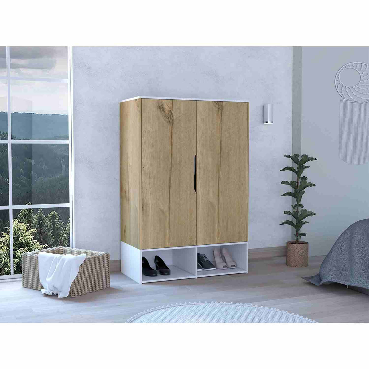 Closet Rosie Duna 100x150cm sin Cajones con 4 Entrepaños - Closets | Bylmo