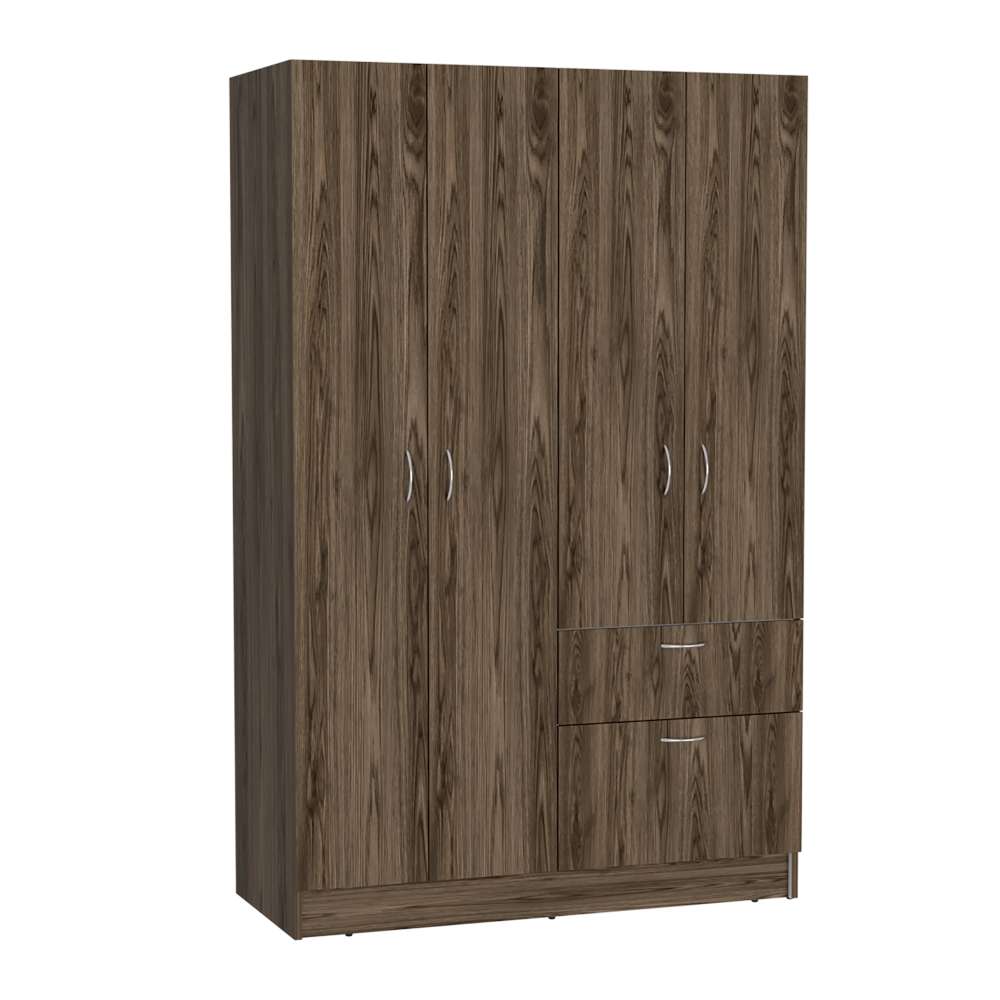Closet Vaupés Coñac 108 cm con Cinco Puertas y Un Cajón - Closets | Bylmo