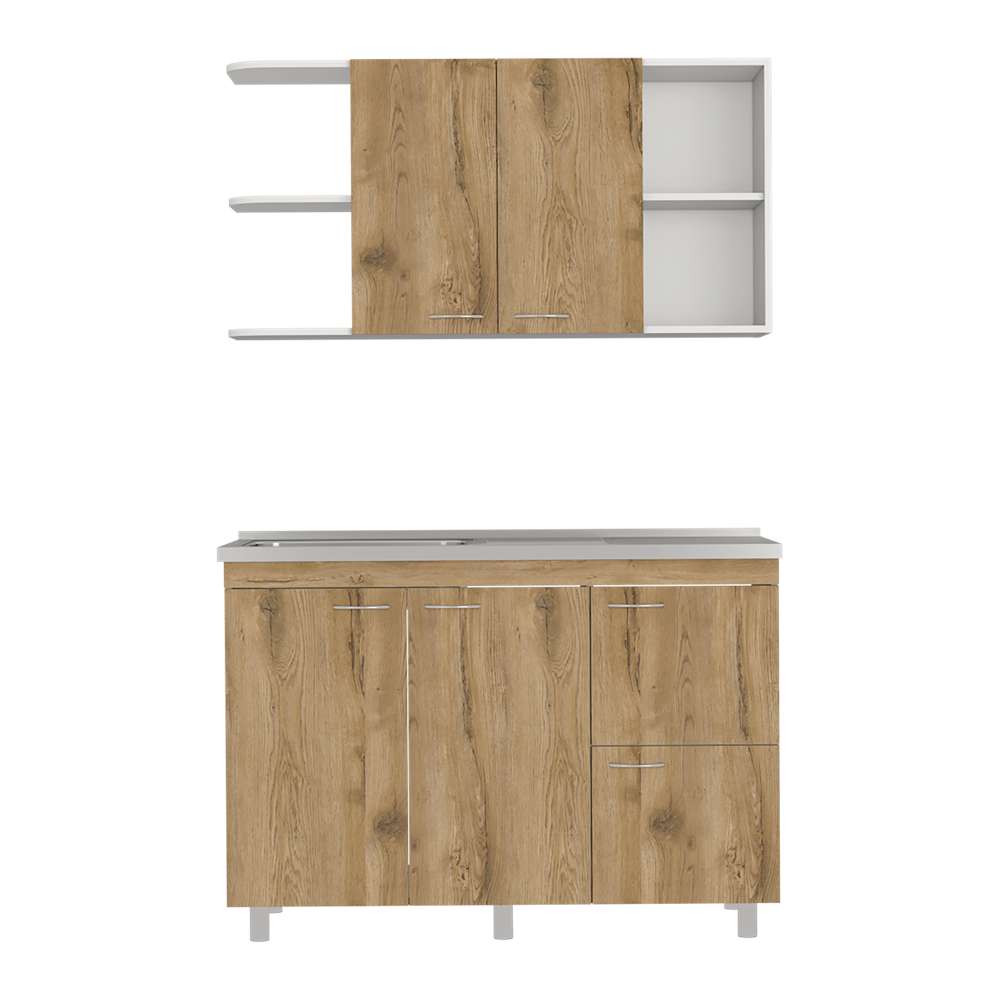 Cocina Elica Macadamia 120 cm Derecha con Mesón - Cocinas | Bylmo