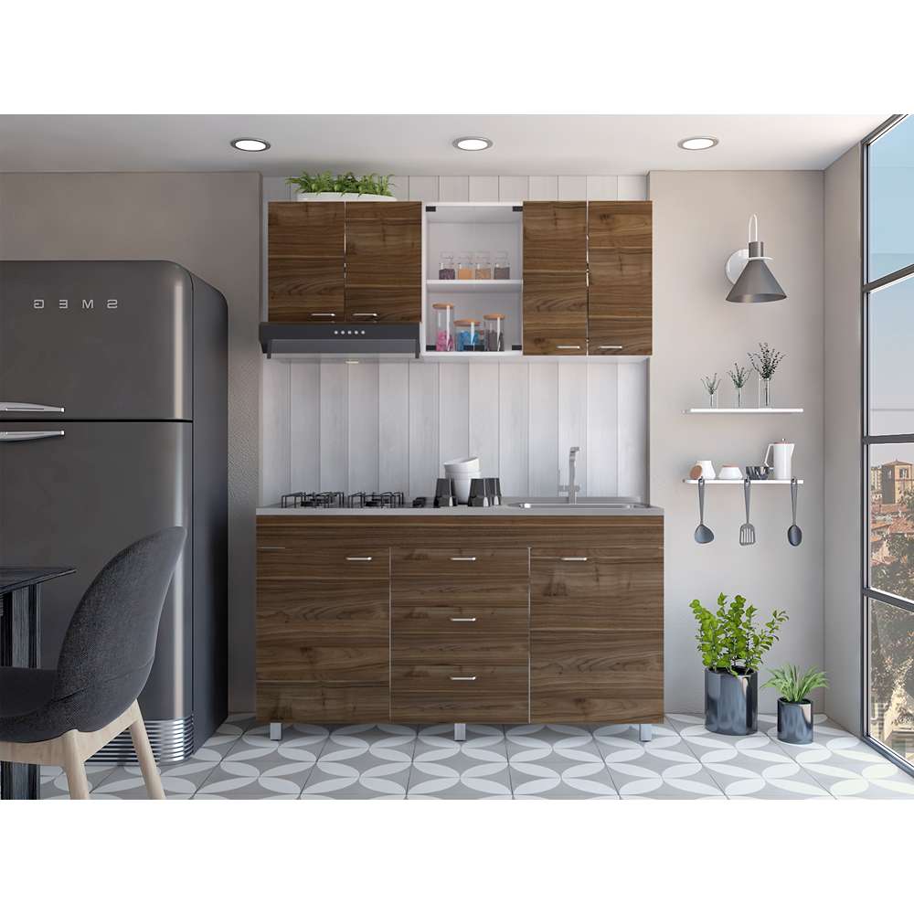 Cocina Lumina Gales 150 cm Derecha con Mesón - Cocinas | Bylmo