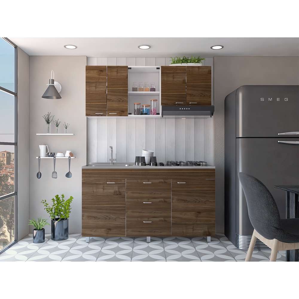Cocina Lumina Gales 150 cm Izquierda con Mesón - Cocinas | Bylmo