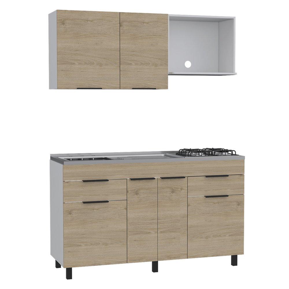 Cocina Laport Rovere 150 cm Izquierda con Mesón - Cocinas | Bylmo