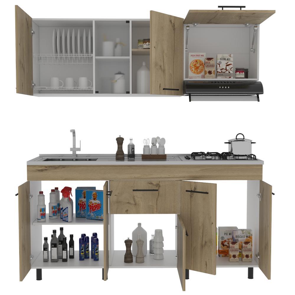 Cocina Galet Duna 180 cm Izquierda con Mesón - Cocinas | Bylmo
