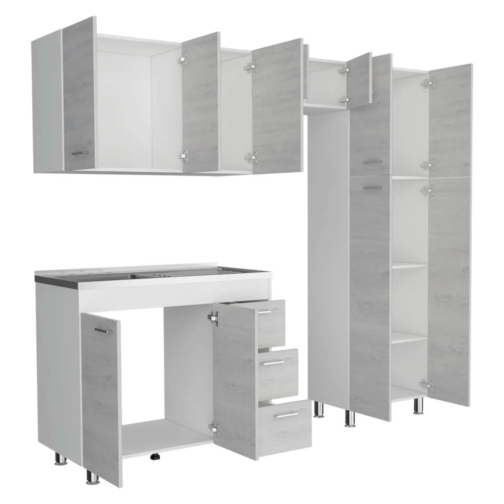 Cocina Ferreti Artiko 220 cm Izquierda con Mesón - Cocinas | Bylmo