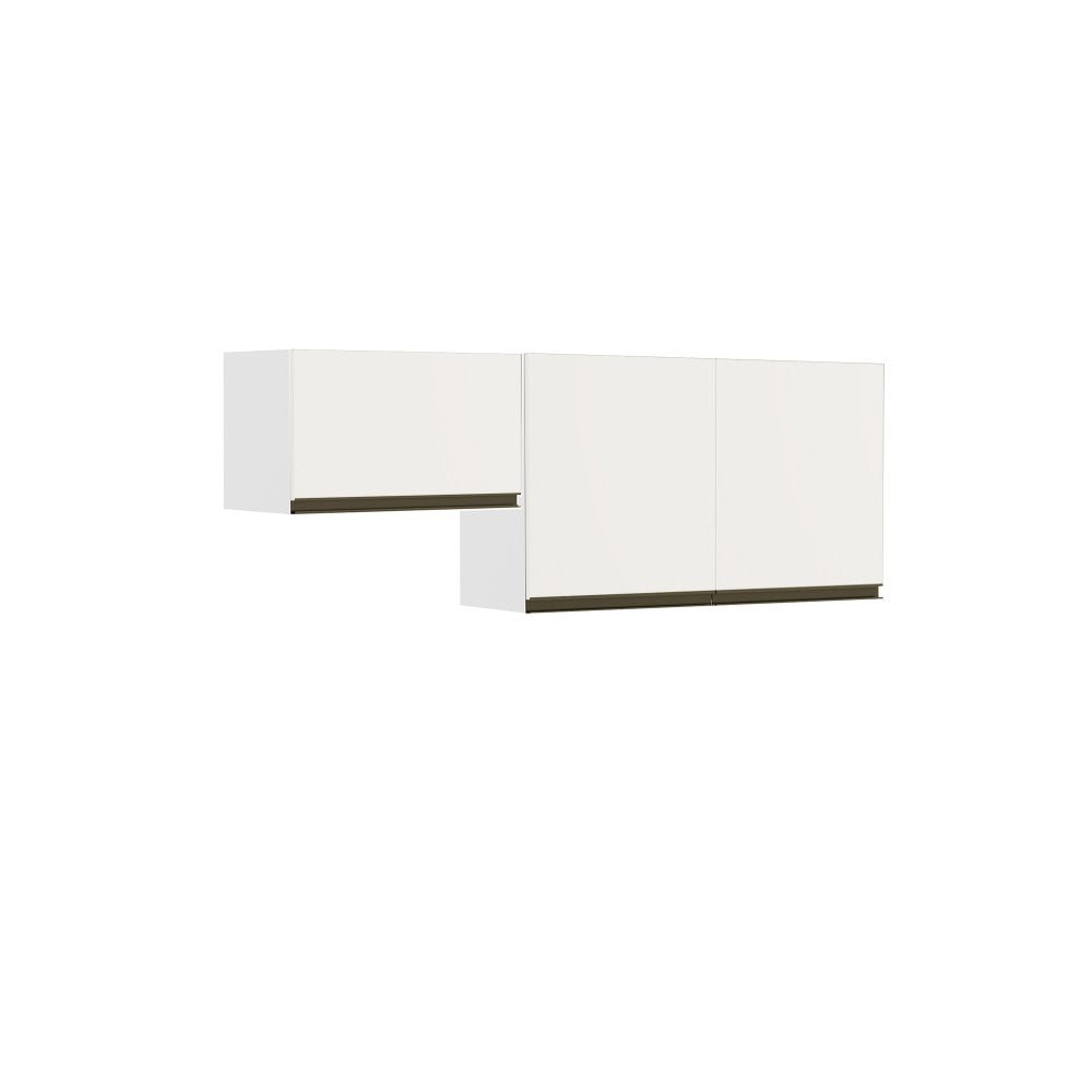 Cocina Integral Santiago Macadamia y Blanco 150 cm - Cocinas | Bylmo