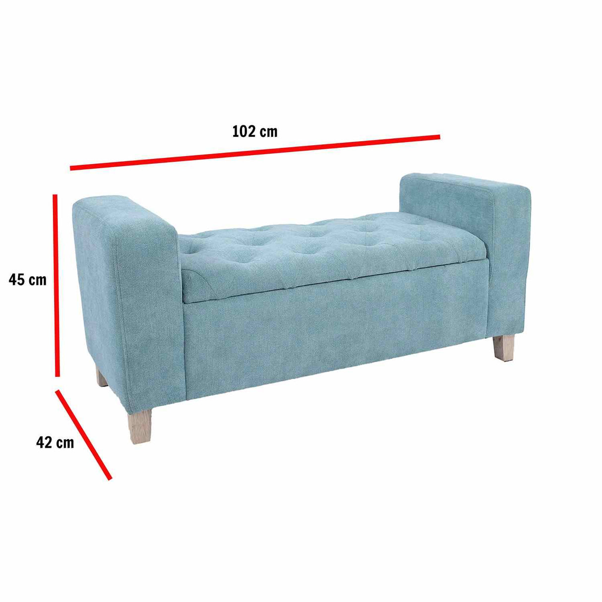Combo Cabecero Room Verde Menta Doble 140 cm Rectangular con Banqueta Baúl y 2 Mesas de Noche Cuadradas - Combos Habitacion | Bylmo