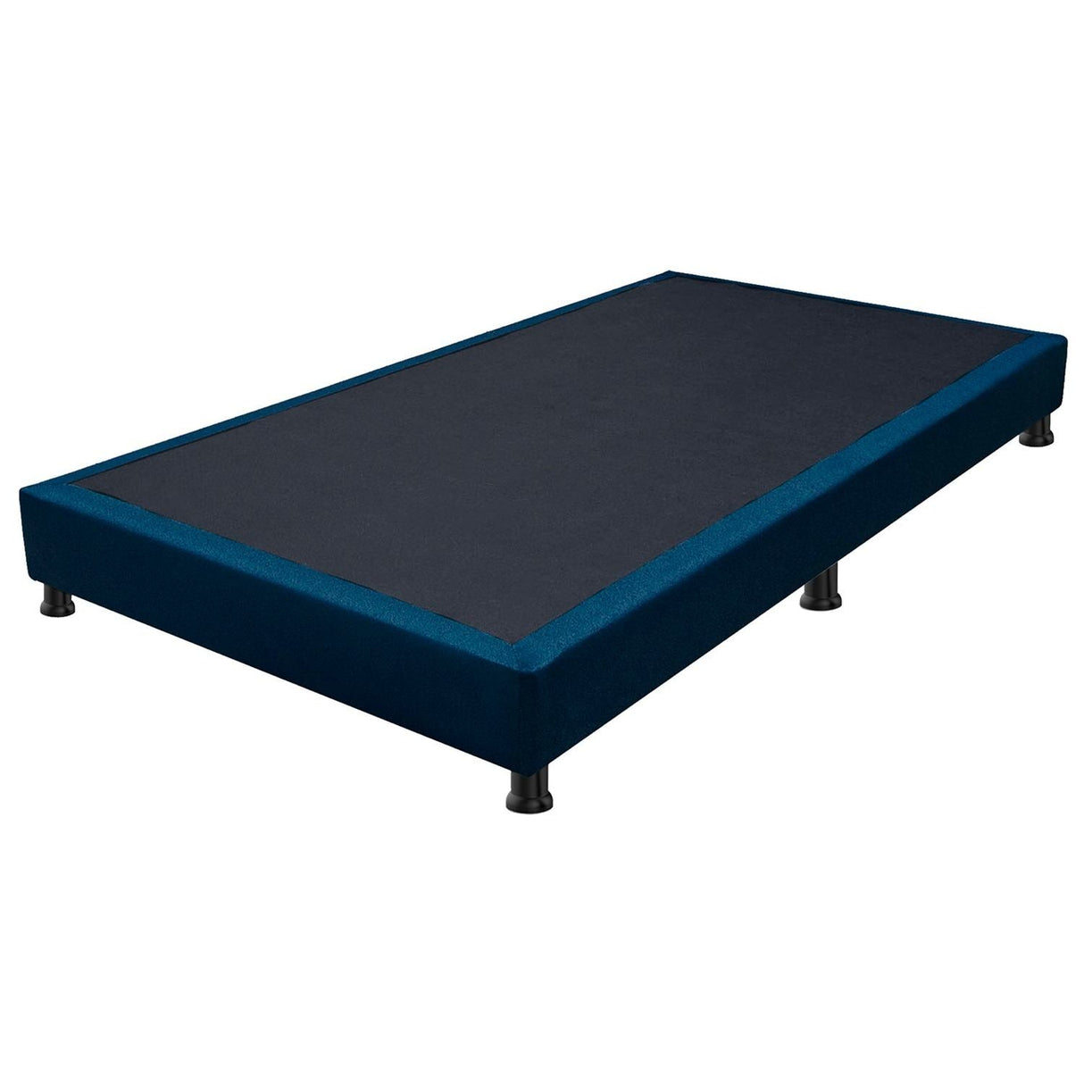 Combo Colchón y Base Cama Dublín Azul Semidoble 120 X 190 Cm Medio Firme Ortopedico e Hipoalergénico - Combos Habitacion | Bylmo
