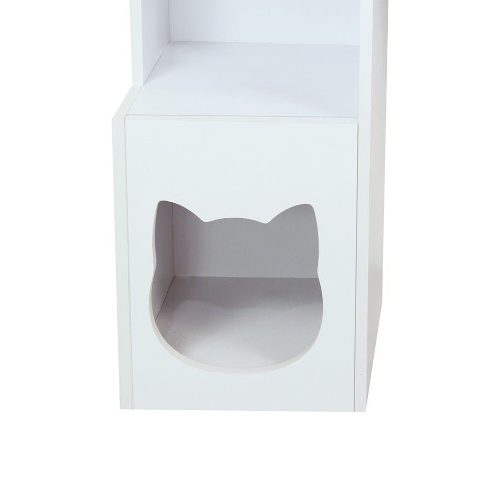 Combo Escritorio y Silla King Blanco 40 cm con Espacio para Mascota - Combos Oficina | Bylmo