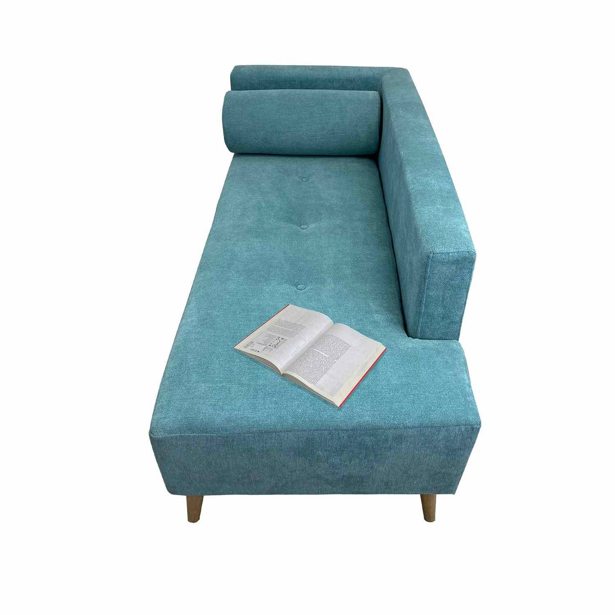 Combo Sofá y Mesa de Centro Verde Menta Y Blanco 163x66cm De 3 Puestos con Apoya Brazos - Combos Sala | Bylmo
