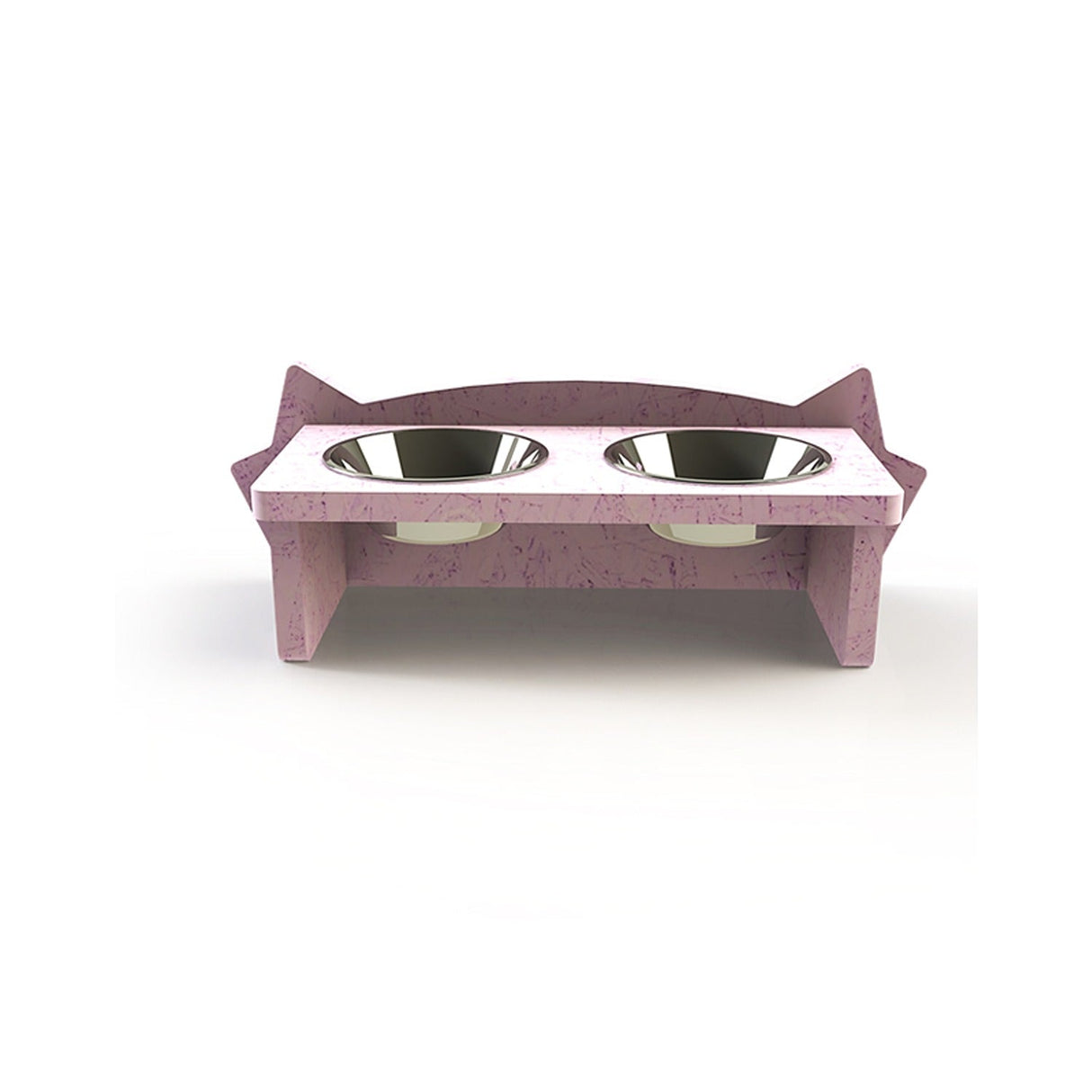 Comedero Mismicos 37 cm Rosa Pequeño para Gatos - Muebles para Mascotas | Bylmo