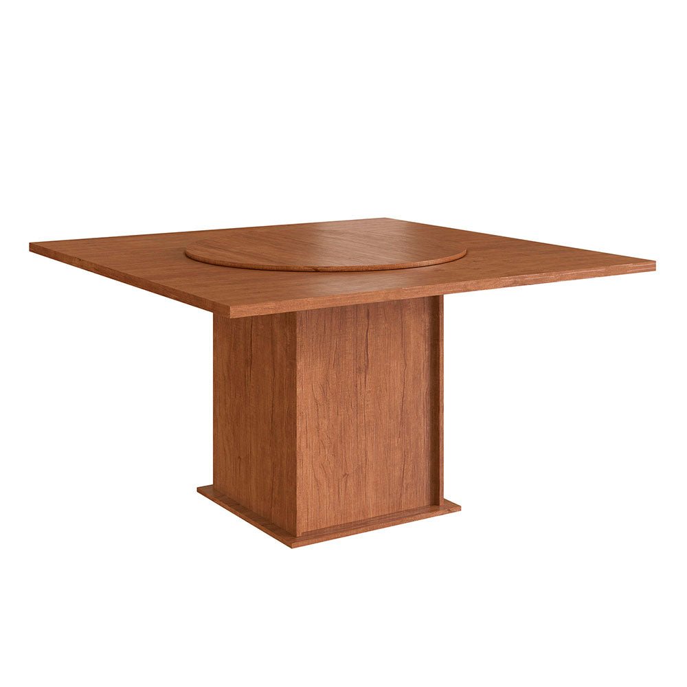 Comedor Modesto Canela 130 cm de Seis Puestos (Incluye Sillas) - Comedores | Bylmo
