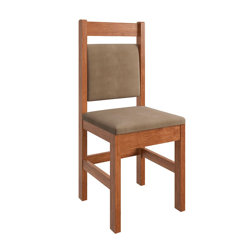 Comedor Montana Canela 130 cm de Seis Puestos (Incluye Sillas) - Comedores | Bylmo
