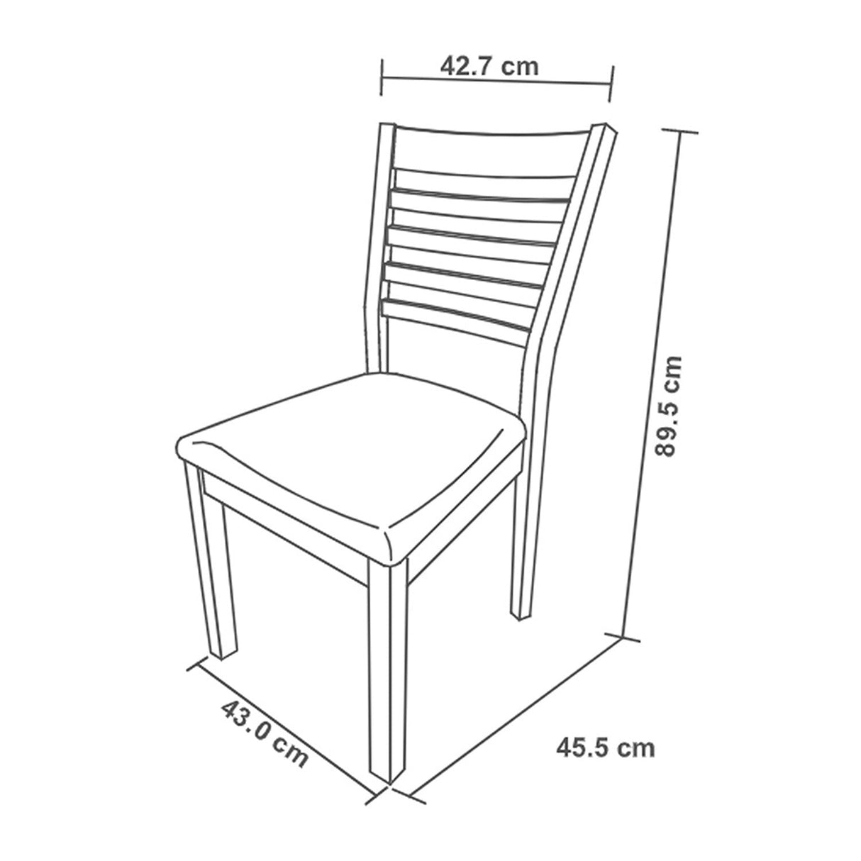 Comedor Tramontino Cafe 110x74cm Rectangular de Cuatro Puestos y con Cuatro Sillas - Comedores | Bylmo