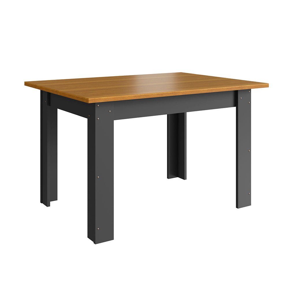 Comedor Vemtura Canela 114x78cm Rectangular de Cuatro Puestos y con Cuatro Sillas - Comedores | Bylmo