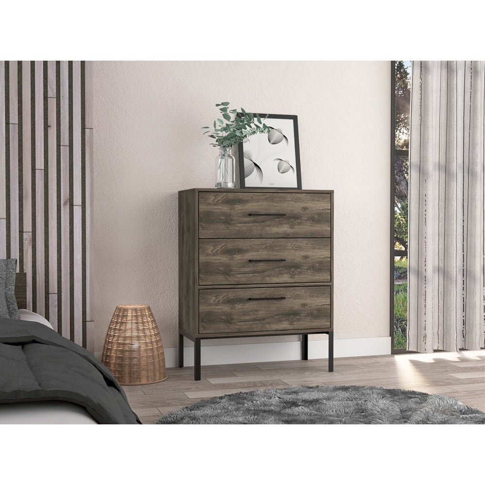 Cómoda Soho Bellota 70 cm con Dos Cajones y Una Puerta - Cajoneras | Bylmo