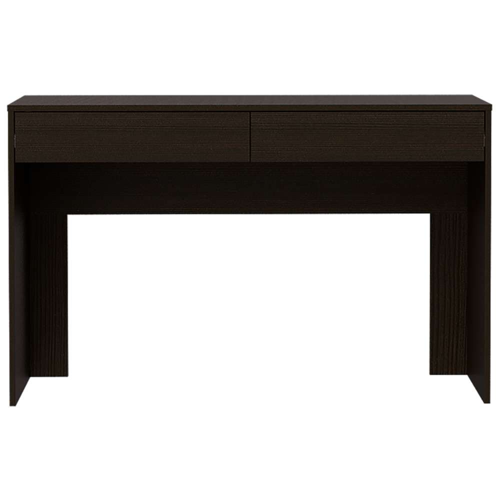 Escritorio Acre Wengue 120.2x75.6cm Con Dos Cajones - Escritorios y Archivadores | Bylmo