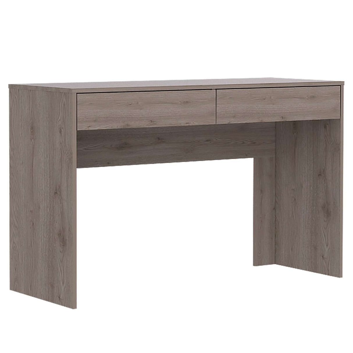 Escritorio Acre Ceniza 120x76cm Con Dos Cajones - Escritorios | Bylmo