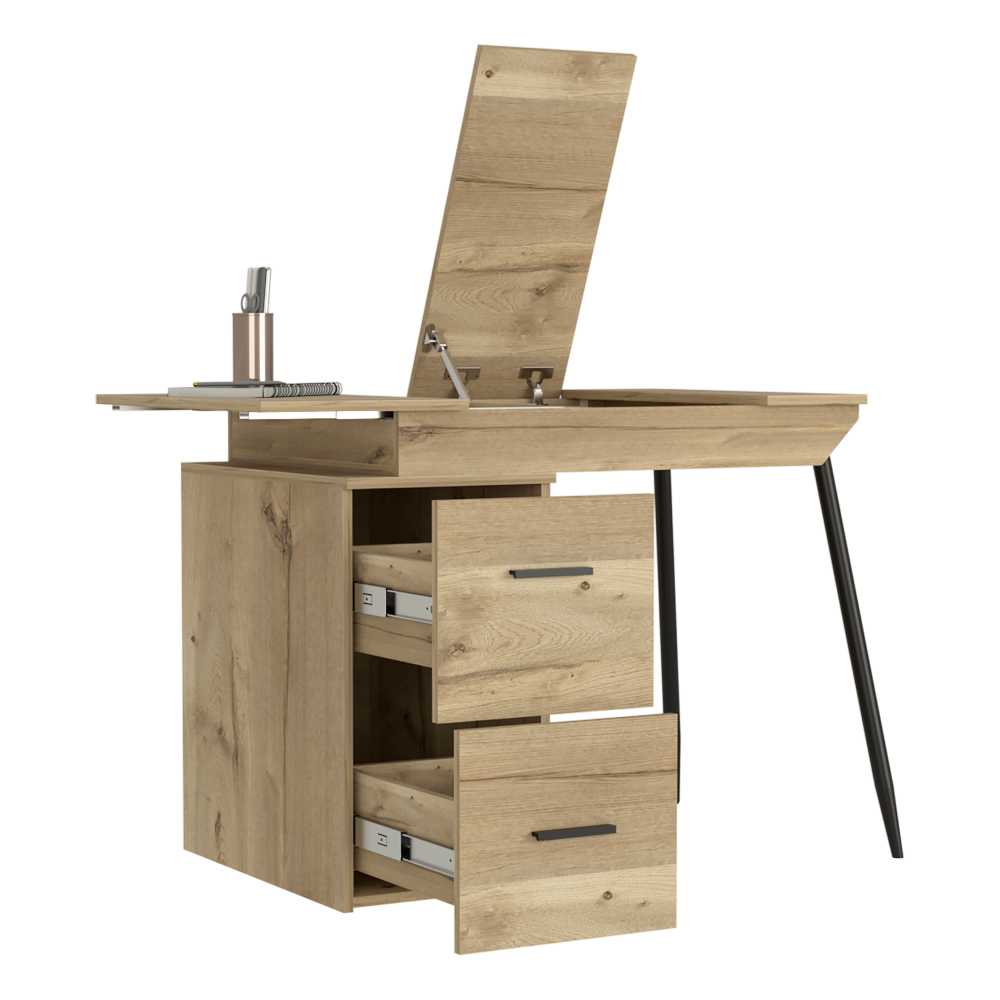 Escritorio Office Conect 90 Duna 93 cm con Puertas y Cajones - Escritorios y Archivadores | Bylmo