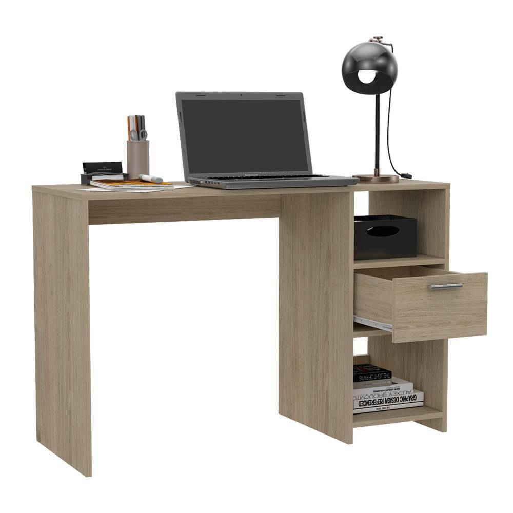 Escritorio Office Rovere 110 cm con Cajón y Entrepaños - Escritorios y Archivadores | Bylmo