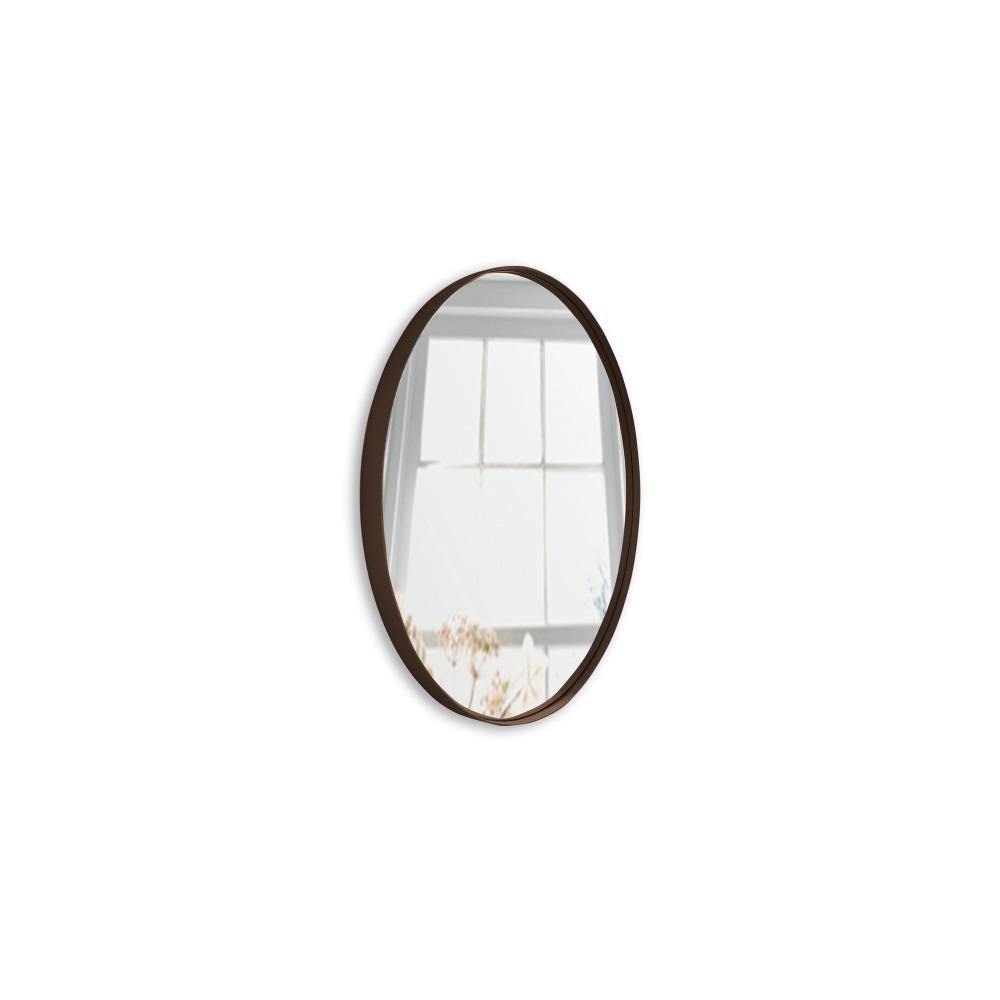 Espejo de Pared Osaka Negro 40x40cm Redondo con Marco Metalico - Espejos Decorativos | Bylmo