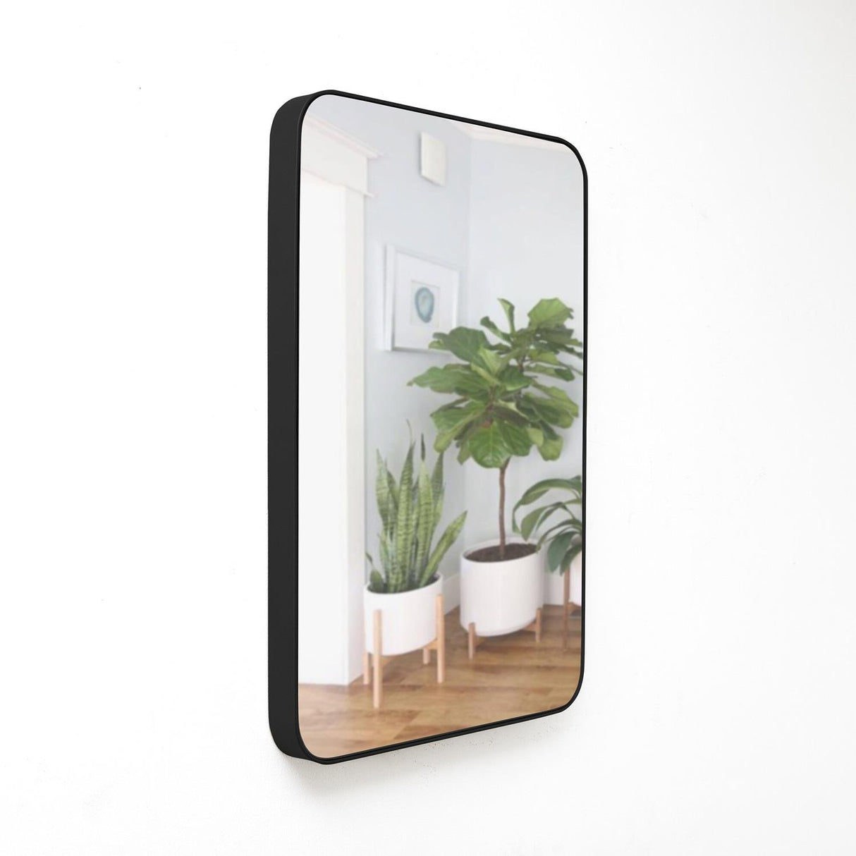 Espejo de Pared Salamanca Negro 60x80cm Rectangular con Marco Metalico - Espejos Decorativos | Bylmo