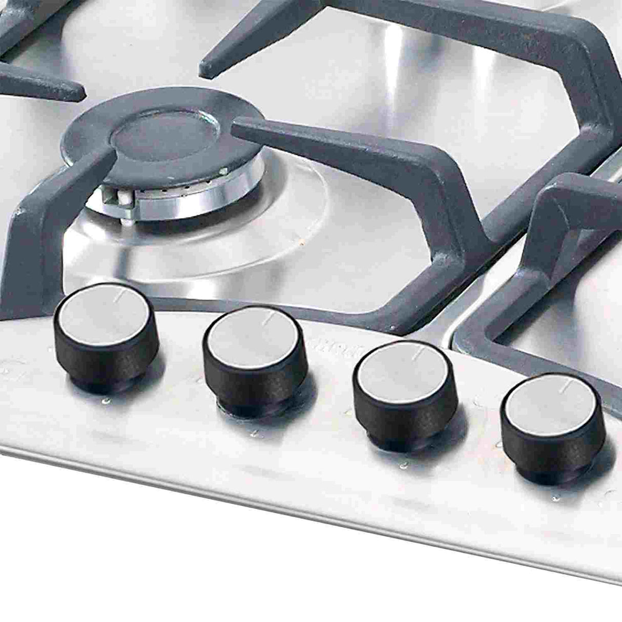 Estufa de Empotrar Challenger Acero 59x51cm de Cuatro Quemadores de Gas Natural - Electrodomesticos | Bylmo