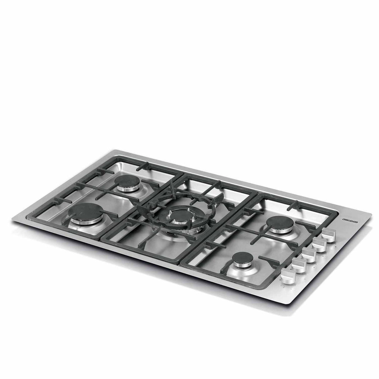 Estufa de Empotrar Challenger Acero 86x51cm de Cinco Quemadores - Electrodomesticos | Bylmo